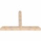 Ekena Millwork Portland Smooth Timber Gable Bracket, Douglas Fir, 72"W x 48"H x 5 1/2"D x 5 1/2"F, 16/12 Pitch GBW072X48X0606POR00SDF - alternate 2